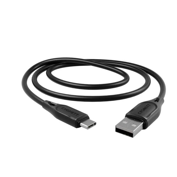 CYGNETT ESSENTIALS USB-C TO USB-A CABLE 2M BLACK
