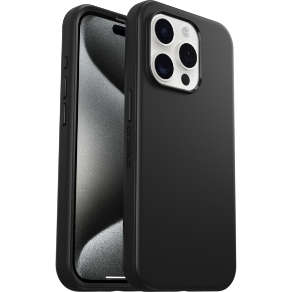 OTTER IPHONE 15 PRO SYMMETRY + MAGSAFE CASE BLACK